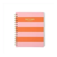 7mm Between the Lines Daily Planner (Blush & bloom), 150 pages, Wiro Hardbound, 17 x 21.5 cms, Schedule | Appointment | Journal | Notes | Menu of the day | Money & Exercise Tracker | Highlight of the day | 75 Days